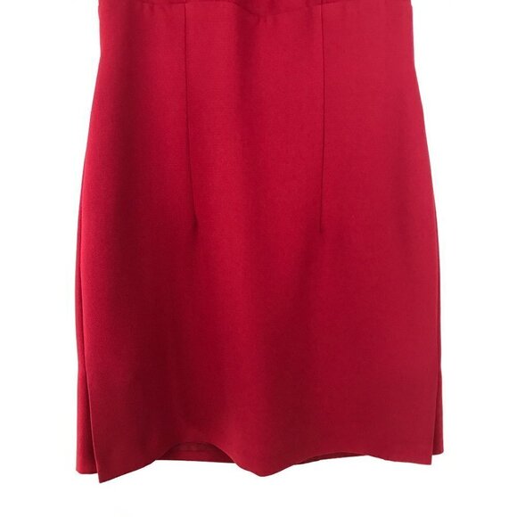 BCBG Generation Red Cut-Out Mini Dress Size 2 - Picture 5 of 16